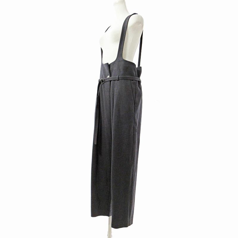 エンフォルド ENFOLD 美品 18AW サスペンダーパンツ サロペット 
