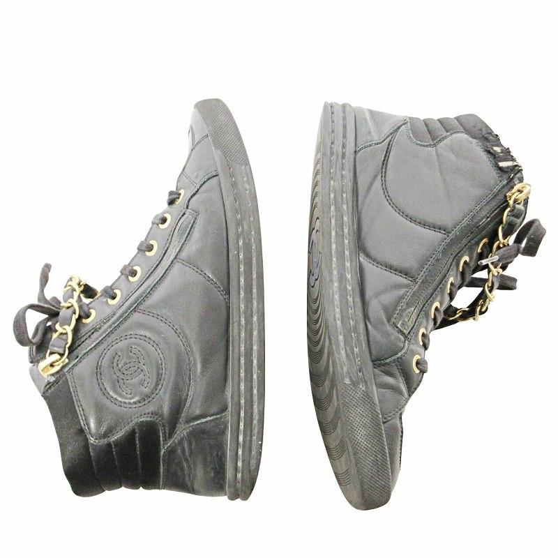 CHANEL シャネル　35 22cm ブラック　黒　ココマーク 楽天市場】CHANEL シャネル ココマーク マトラッセ エンジニア