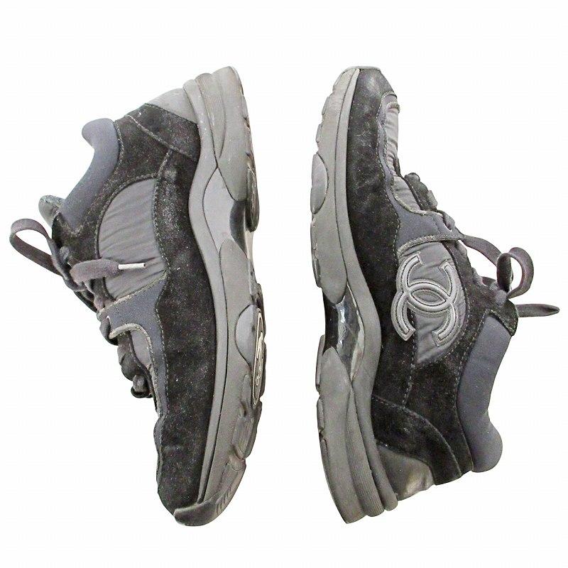 CHANEL（シャネル） ココマーク スニーカー ナイロン スエード 39 26cm