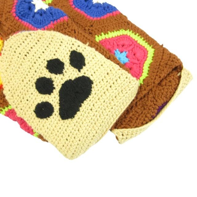 ダブレット doublet 美品 21SS HAND-CROCHET BEAR PULLOVER ニット 