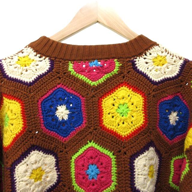 ダブレット doublet 美品 21SS HAND-CROCHET BEAR PULLOVER ニット 
