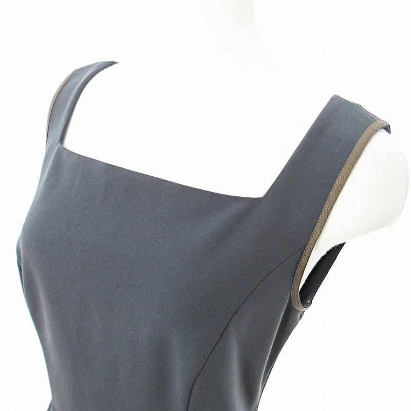 美品♡ デイジーリン for フォクシー バイカラー ノースリーブ ワンピース デイジーリンフォクシー DAISY LIN For FOXEY 美品 32760 スクエア