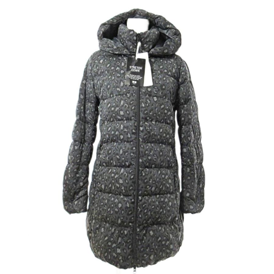 新品同様 タグ付 TATRAS ダウンジャケット リブニット レオパード 豹柄 新品同様 タグ付 TATRAS ダウンジャケット リブニット
