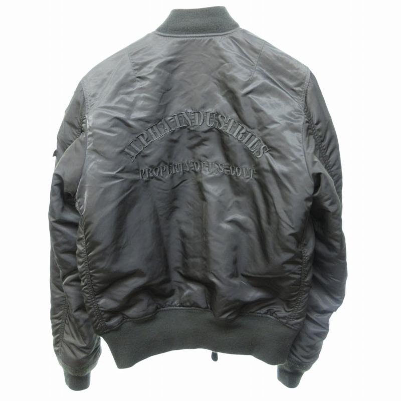 アルファ ALPHA INDUSTRIES. 美品 MA-1 フライトジャケット  