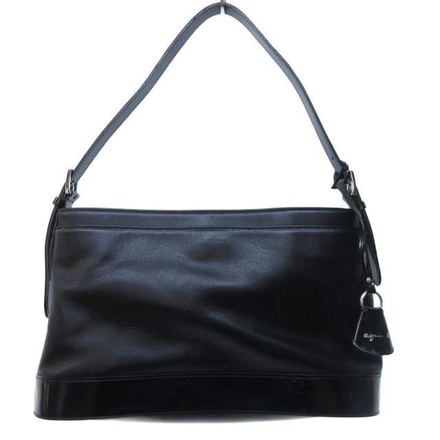 アニエスベー　ショルダーバッグ　ブラック agnes b. アニエスベー ショルダーバッグ メッセンジャーバッグ