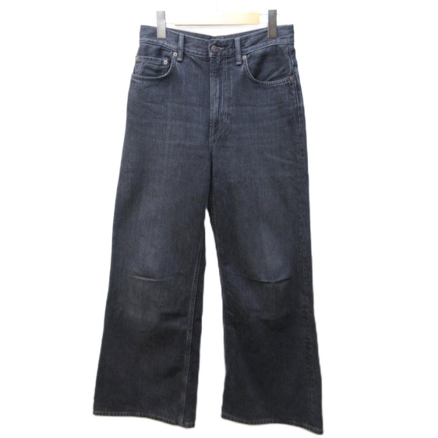 ACNE ジーンズ 黒ブラック Acne Studios - ルーズフィットジーンズ 