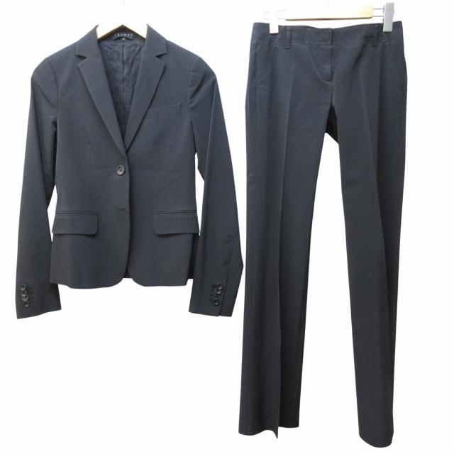 美品　セオリー　セットアップスーツ　グレー　サイズ0(XS) セオリー セットアップスーツ グレー サイズ0/X0（S/XS） theory