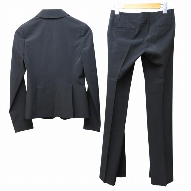 Theory テーラードジャケット パンツ セット ブラック セオリー XS theory（セオリー） Theory 23AW TRACEABLE WOOL ジャケット×パンツ