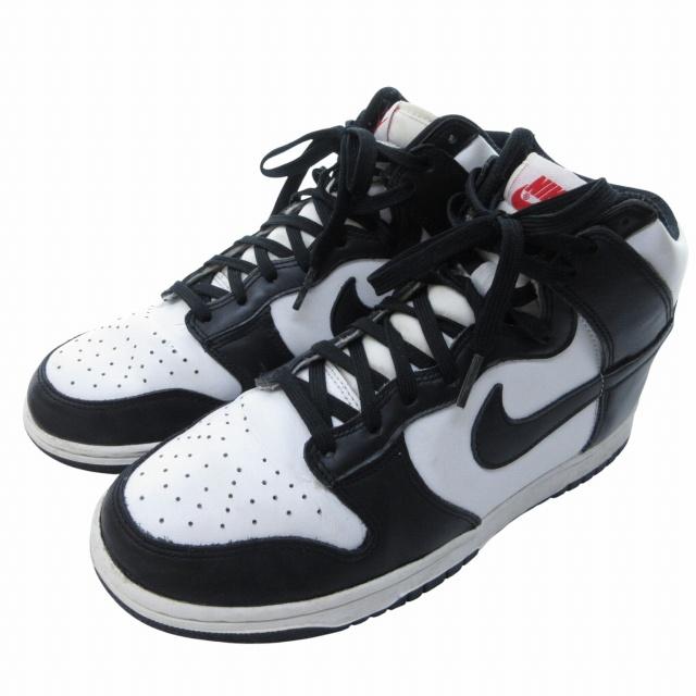 NIKE（ナイキ） ダンク ハイカットスニーカー バイカラー 白 ホワイト
