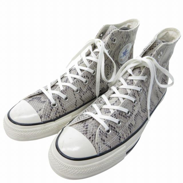 値下げーConverse コンバース　ベルクロスストライプ パイソン柄　シューズ CONVERSE（コンバース） オールスター ハイカットスニーカー パイソン