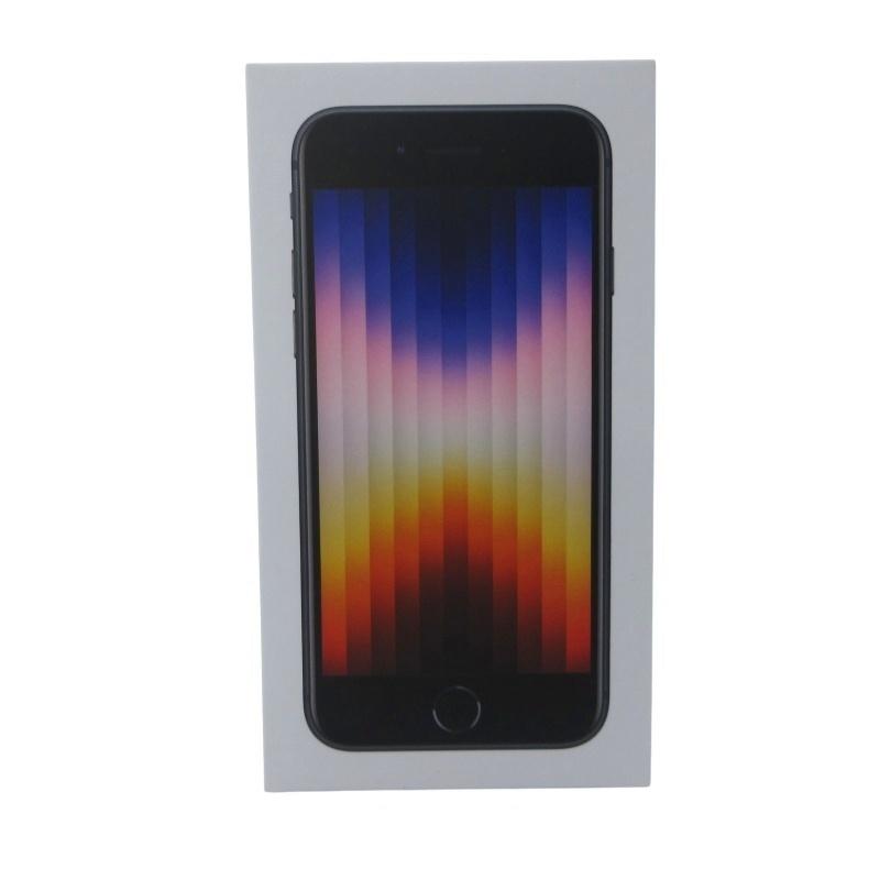 アイフォン iPhone SE 第3世代 本体 64GB ミッドナイトカラー MMYC3J/A