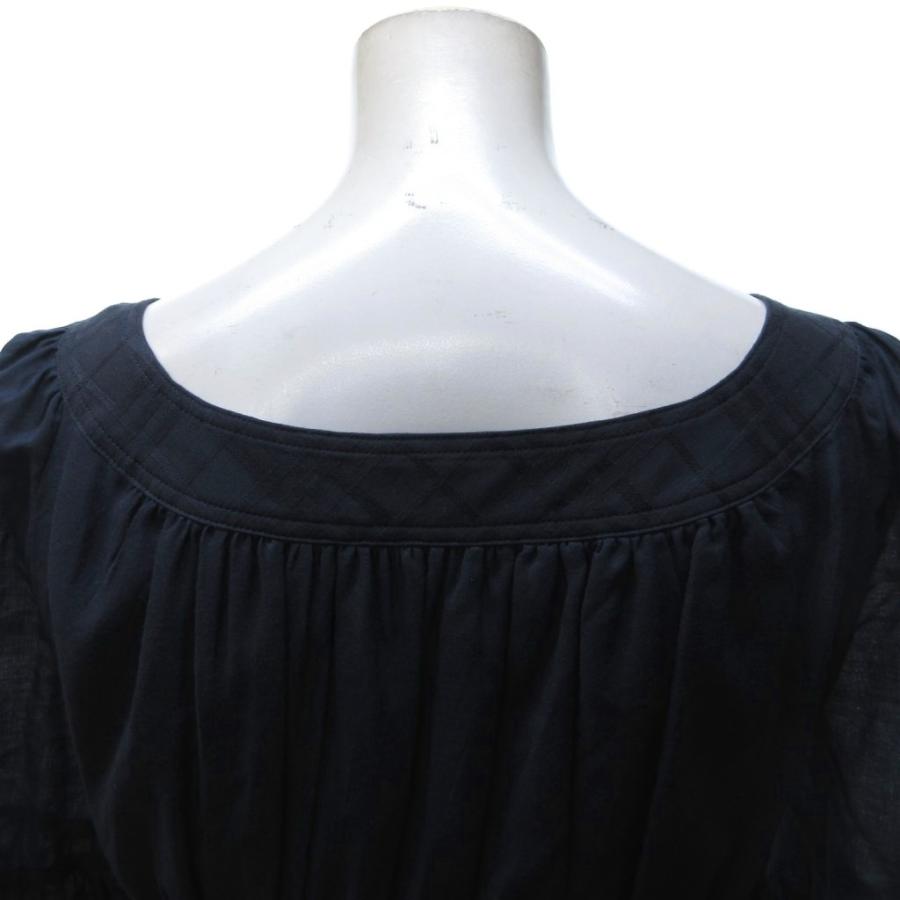 ✨美品✨バーバリーブルーレーベル ワンピース フリル マキシ ホースロゴ 38 BURBERRY BLUE LABEL バーバリーブルーレーベル ワンピース