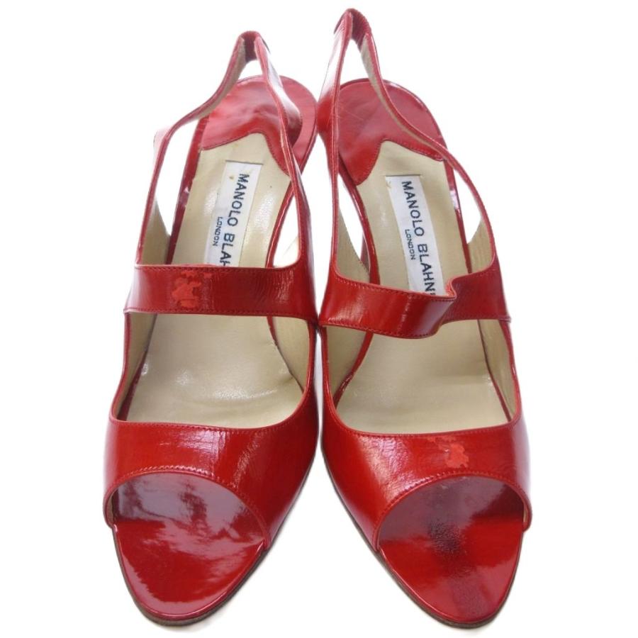 マノロブラニク MANOLO BLAHNIK オープントゥ サンダル ミュール