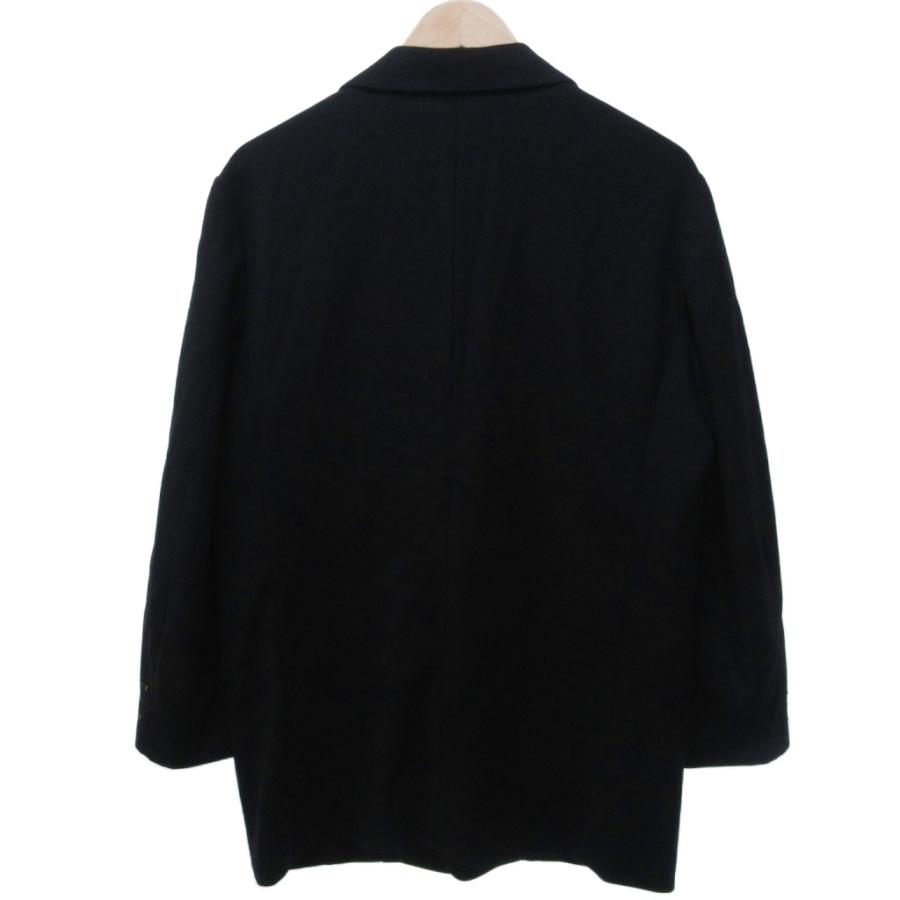 PAPAS /パパス メルトンウール ジャケットコート 本革くるみボタン PAPAS /パパス メルトンウール ジャケットコート 本革くるみボタン