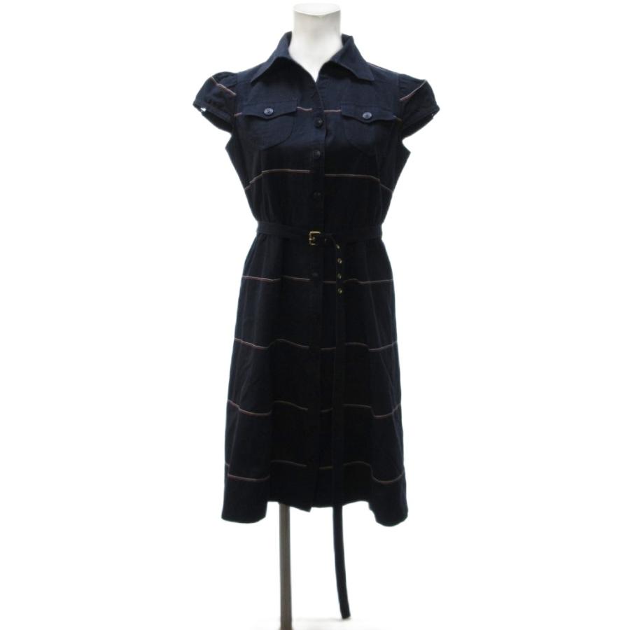 BURBERRY バーバリー ネイビーワンピース バーバリー プリーツ