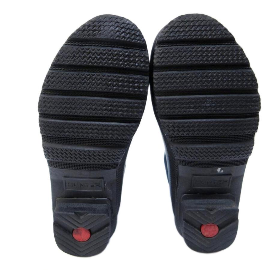 ハンター HUNTER サイドゴアブーツ レインブーツ シューズ ロゴ 約23cm