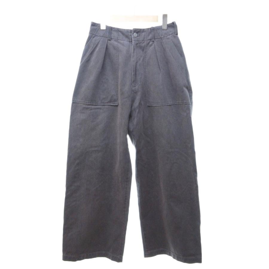 ヨーク yoke 25SS cotton 1tuck wide leg baker pants バギーデニム