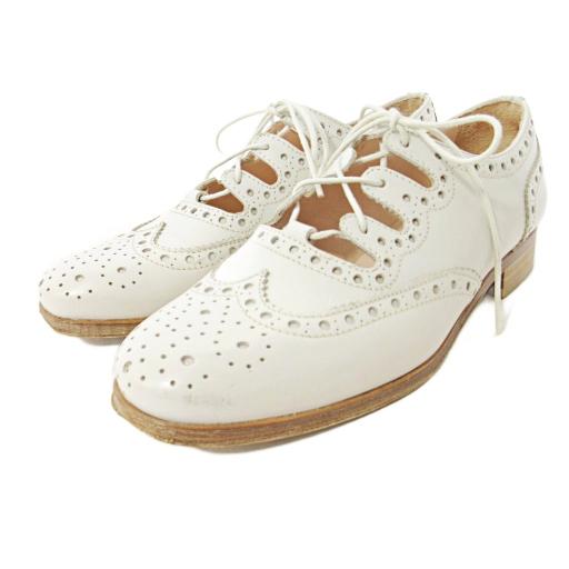 pertini ペルティニ レースアップ ウイングチップ 革靴 23.5 pertini