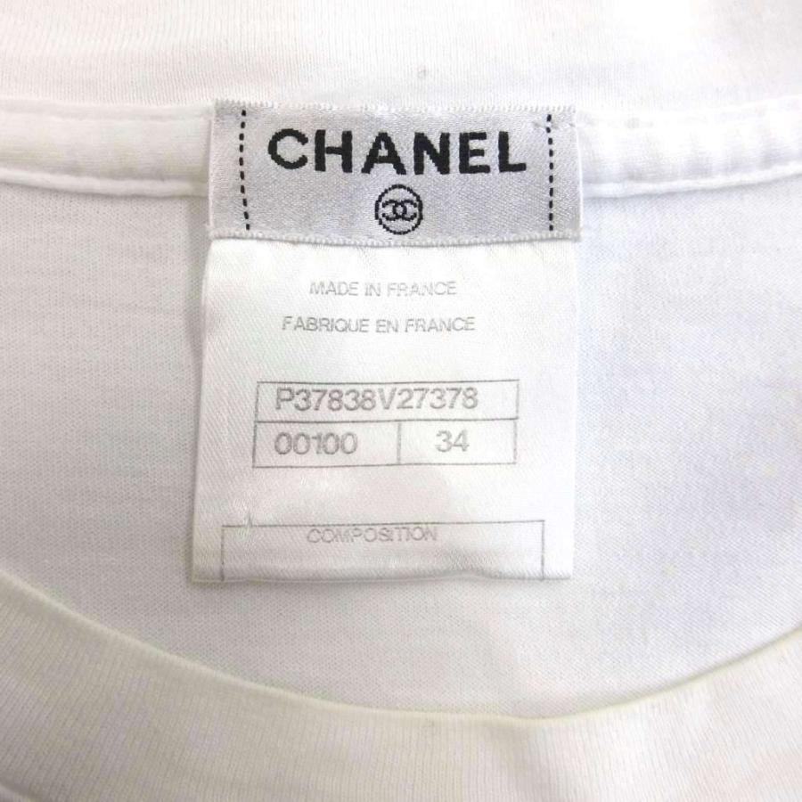 シャネルTシャツ CHANEL シャネル ココマークチャーム Tシャツ カットソー チビT