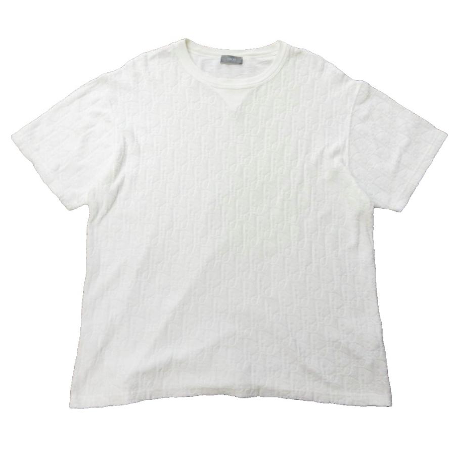 DIOR オブリークジャガードパイルTシャツ ディオールオム Dior HOMME 美品 21SS オブリークジャガードパイルT