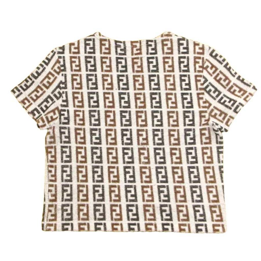 FENDI（フェンディ） 美品 ヴィンテージ ズッカ柄 Tシャツ カットソー