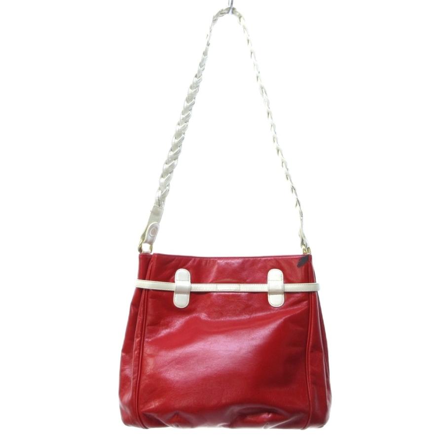 Kitamura（キタムラ） レザー ショルダーバッグ ゴールド金具 フラップ 