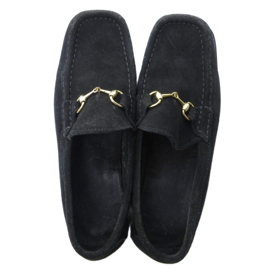 GUCCI グッチ スエード ホースビット ローファー モカシン スクエア  
