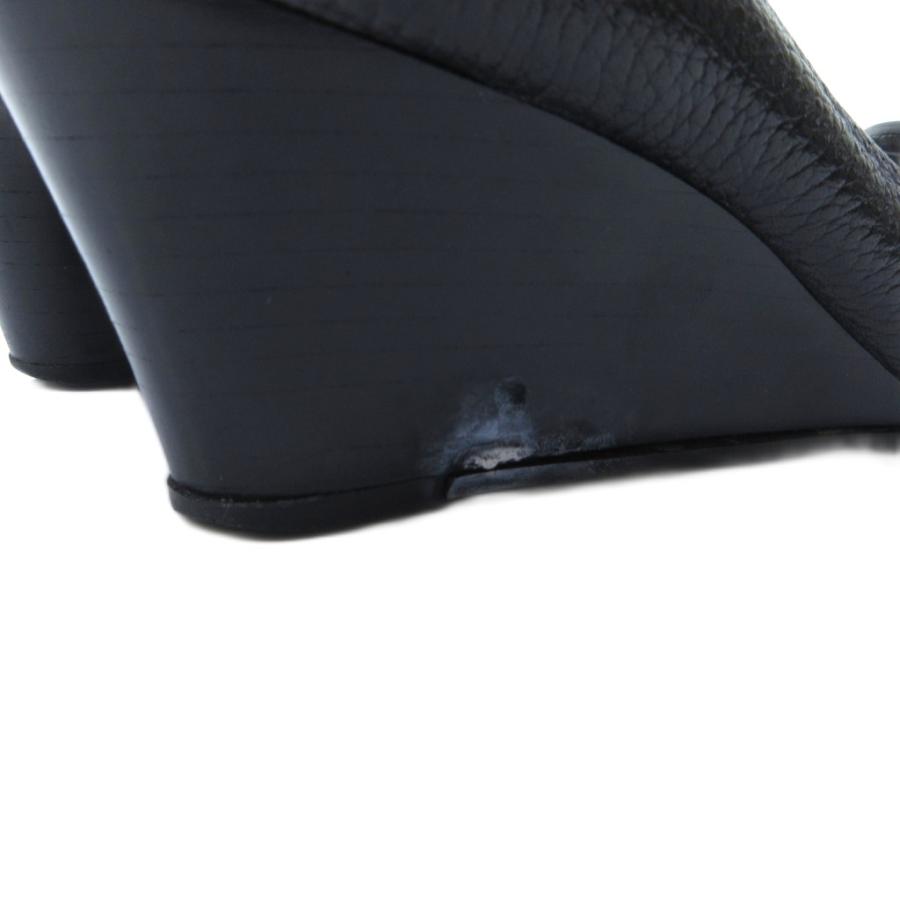 TORY BURCH（トリーバーチ） レザー オープントゥ パンプス ウェッジ