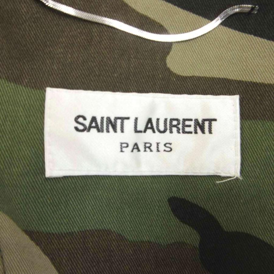 サンローラン パリ SAINT LAURENT PARIS 希少 美品 16SS ミリタリー