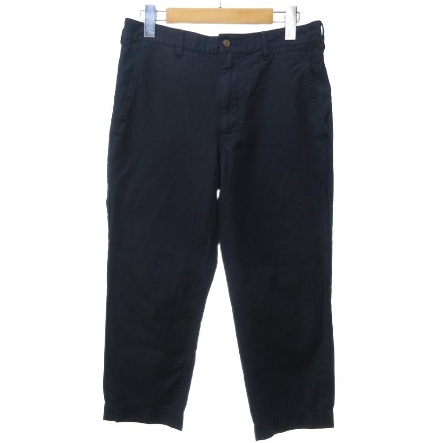 【中古】 COMME des GARCONS HOMME PLUS AD2015 ポリ縮絨 クロップドパンツ ダークネイビー XS PQ-P082 コムデギャルソンオムプリュス COMME des GARCONS HOMME PLUS AD2015