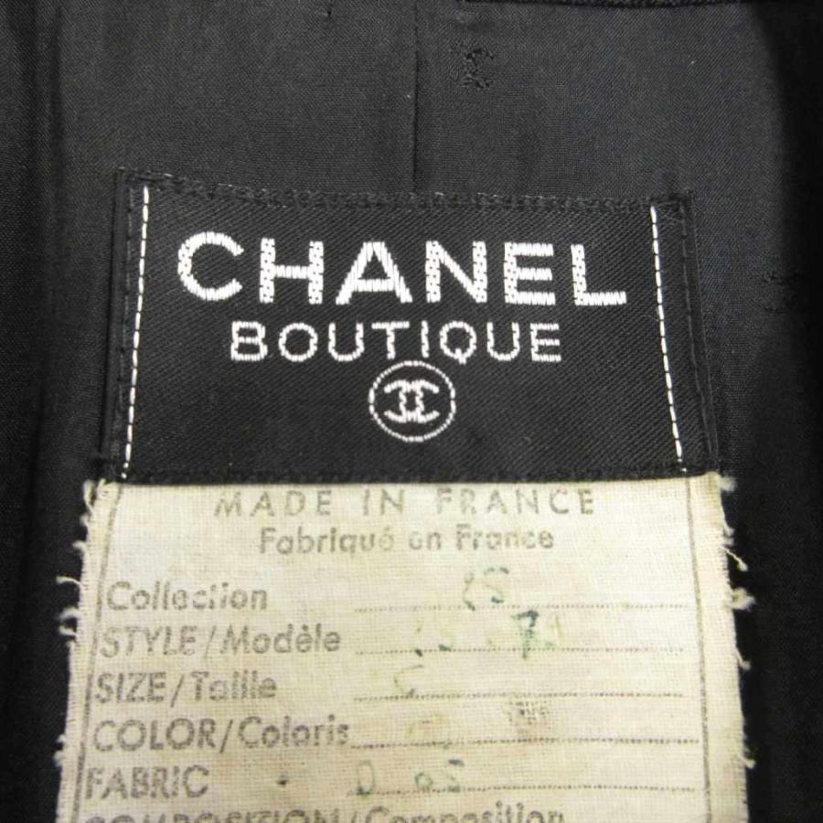 CHANEL（シャネル） ヴィンテージ ダブルブレスト ギャザーワンピース