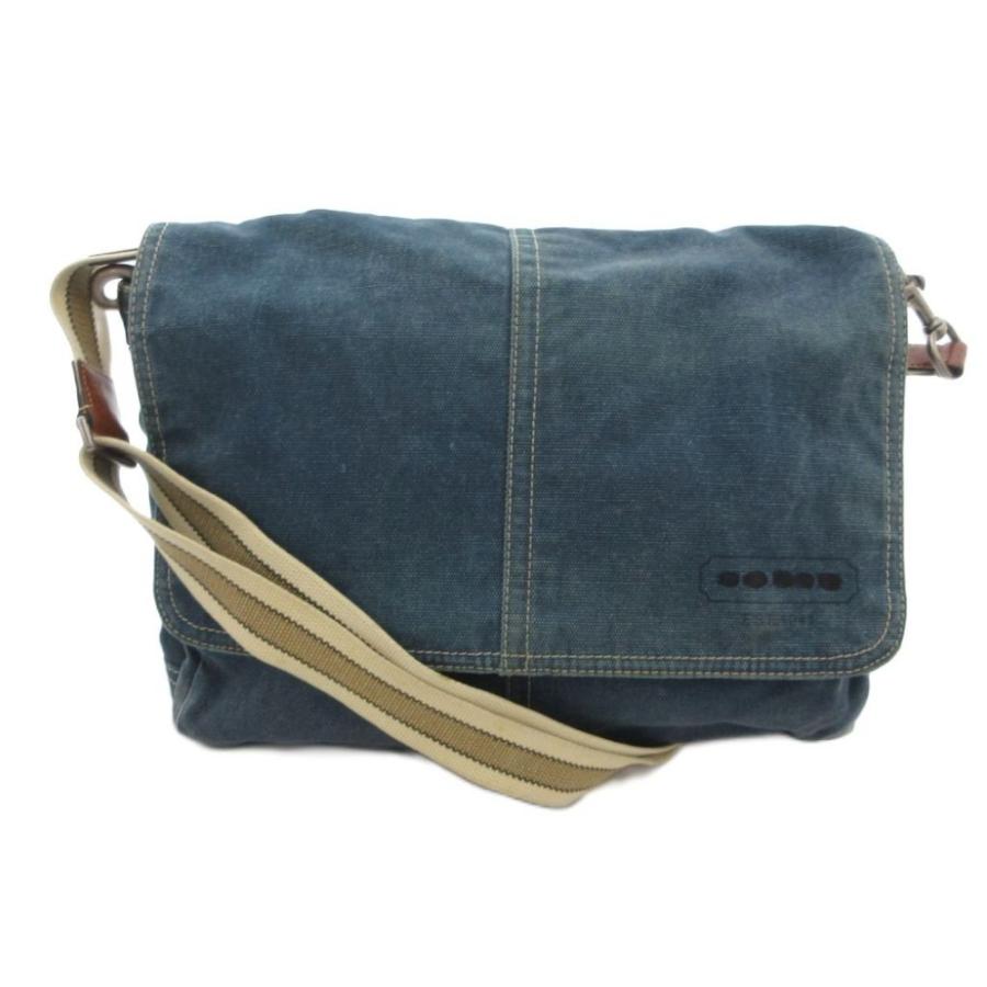 COACH✨70381 デニム　メッセンジャーメンズバッグ　フラップ　インディゴ COACH（コーチ） COACH F70381 メッセンジャーバッグ ショルダー