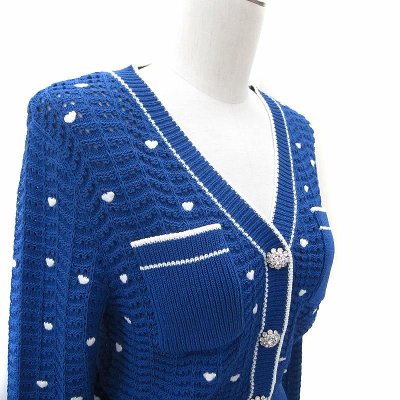 専用✨美品✨ ダブルスタンダードクロージング　ハート刺繍 Vネック カーディガン DOUBLE STANDARD CLOTHING（ダブルスタンダードクロージング）の