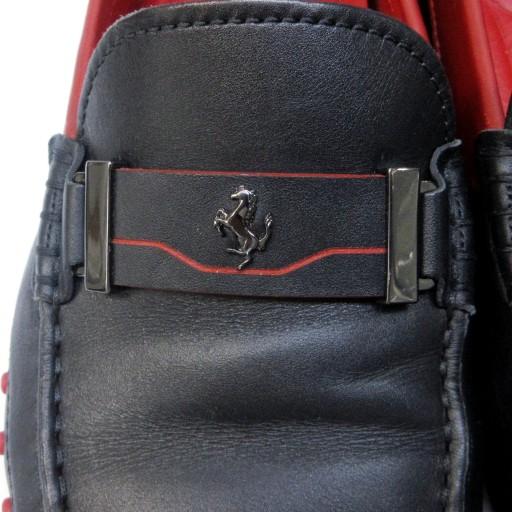 【極美品】TOD'S for Ferrari ドライビングシューズ 黒赤 シボ革 楽天市場】TODS × Ferrari トッズ フェラーリ コラボ ドライビング