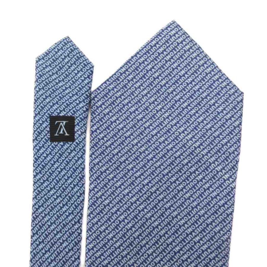 LOUIS VUITTON（ルイ・ヴィトン） ネクタイ レギュラータイ ロゴ 総柄