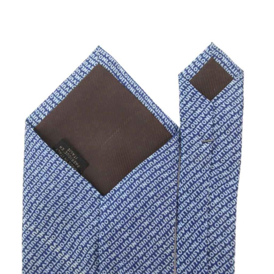 LOUIS VUITTON（ルイ・ヴィトン） ネクタイ レギュラータイ ロゴ 総柄