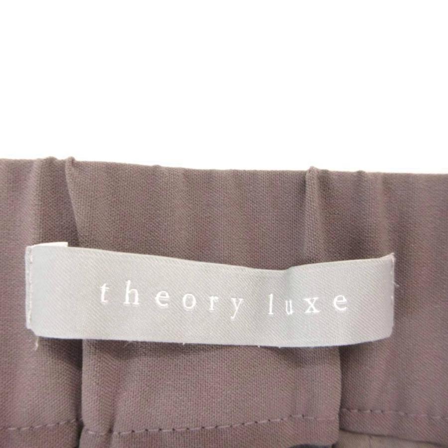 theory luxe（セオリーリュクス） 美品 パンツ スラックス 36 ブラウン