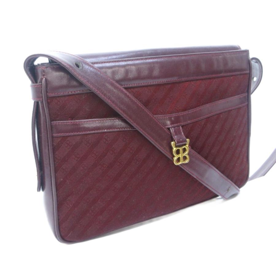 BALENCIAGA（バレンシアガ） ヴィンテージ BB柄 キャンバス レザー