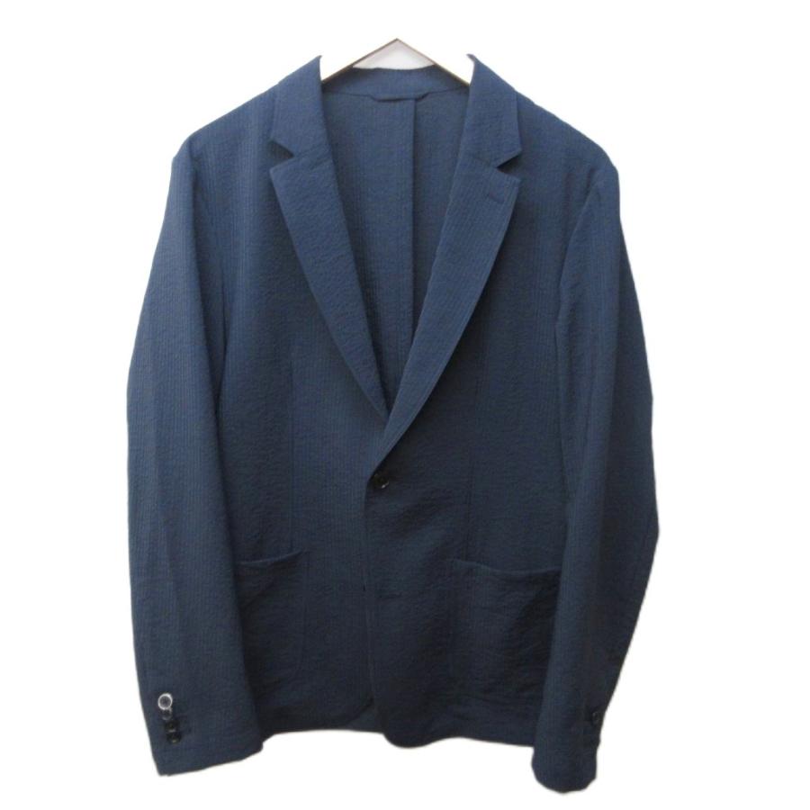 新品 AOURE アウール ハイストレッチ シアサッカージャケット　M　ブラック アウール AOURE 美品 22SS ハイストレッチ シアサッカー テーラード