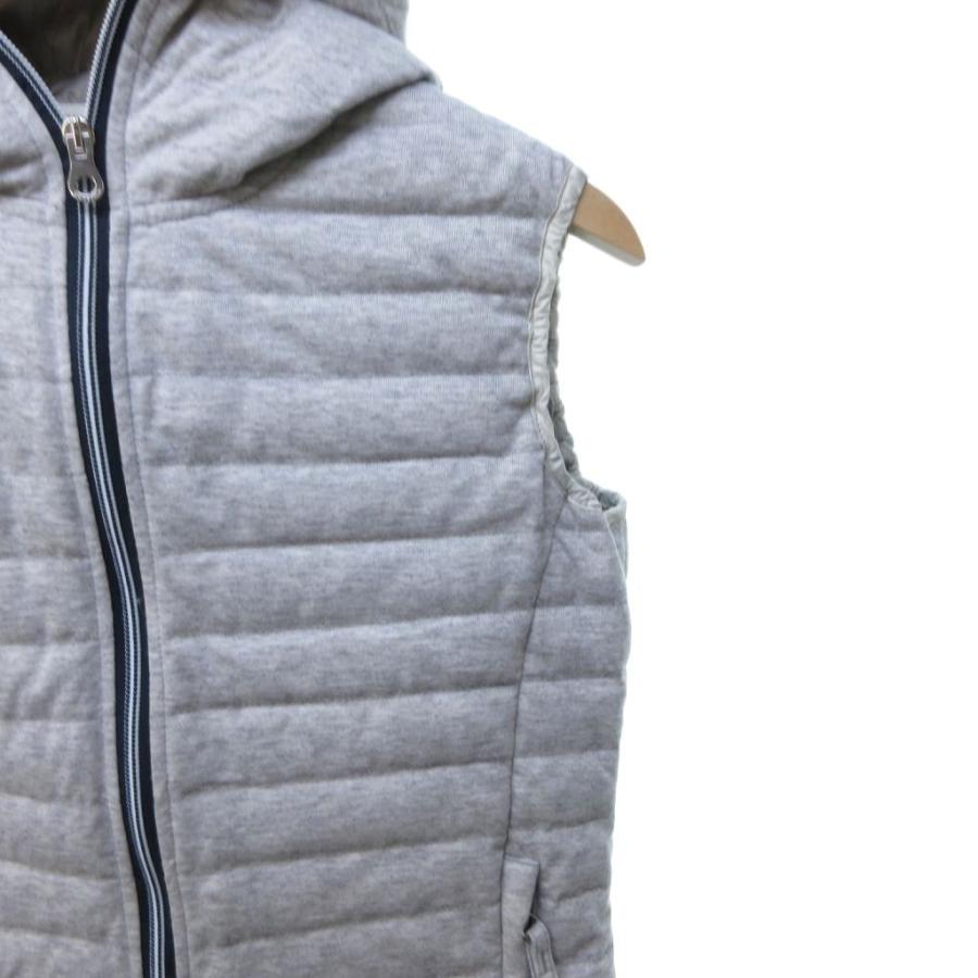 DUVETICA デュベティカ フード付きウール ダウンベスト グレー 42 中古・古着通販】DUVETICA (デュベティカ) FEBEDUEダウンベスト グレー