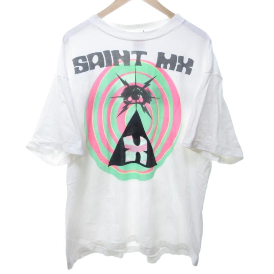セントマイケル SAINTMICHAEL 25AW SAINT MX SS TEE WHITE ROYAL FLASH