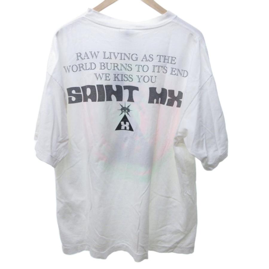 セントマイケル SAINTMICHAEL 25AW SAINT MX SS TEE WHITE ROYAL FLASH
