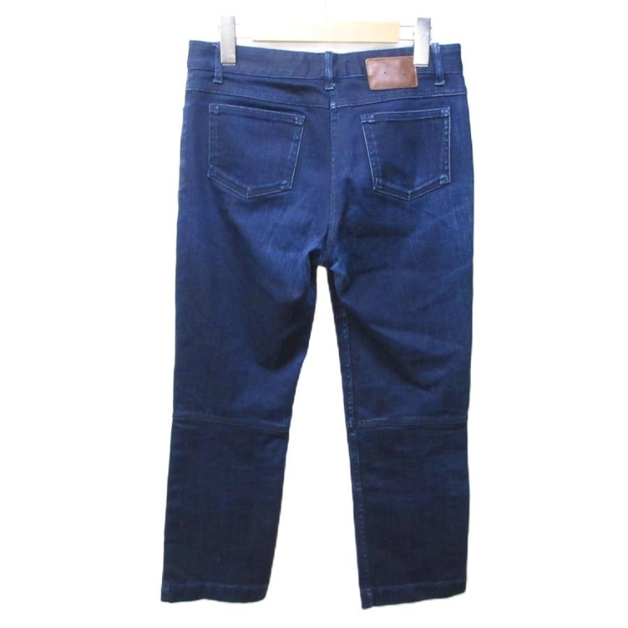 【中古】セリーヌ CELINE modele depose デニム ジーンズ ストレート インディゴブルー 40 約M IBO85 CELINE（セリーヌ） CELINE modele depose デニム ジーンズ ストレート