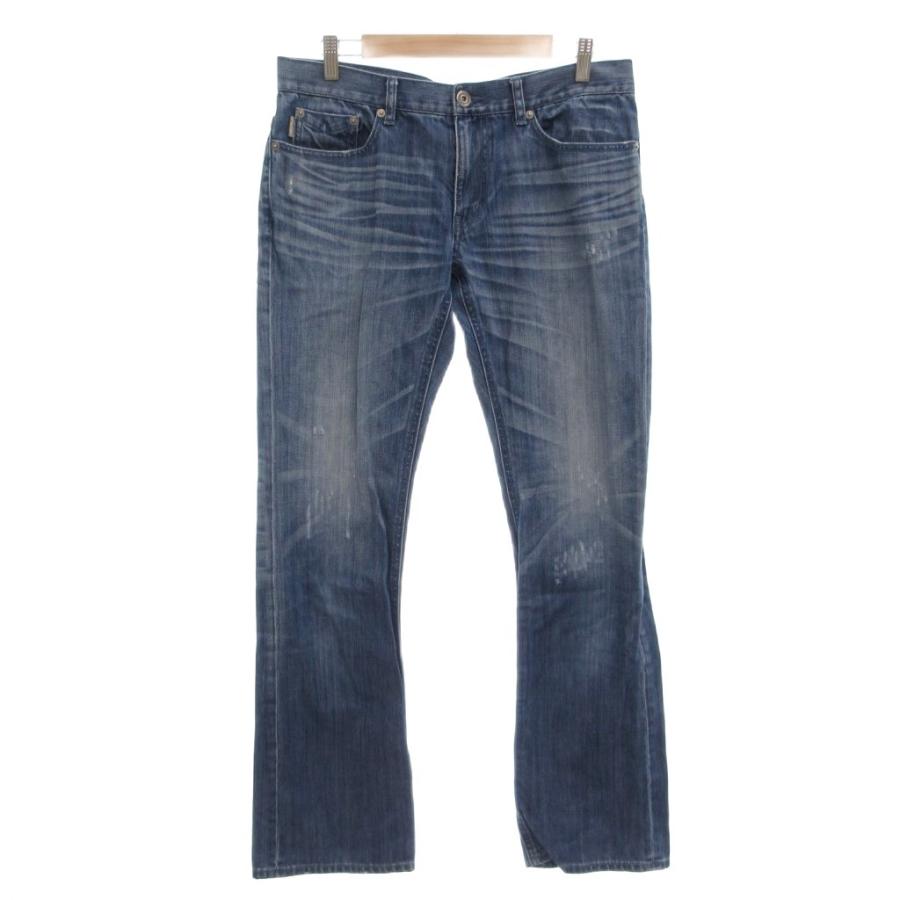 【DAT】BURBERRY BLACK LABEL ブラックデニムM BURBERRY BLACK LABEL（バーバリーブラックレーベル） ダメージ加工