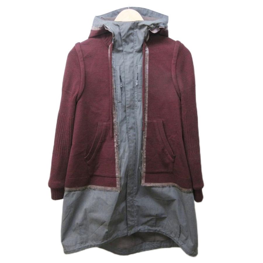 UNDERCOVERISM ジャケット サイズ2 日本製 アンダーカバーイズム UNDERCOVERISM 09AW ニット切替 コート