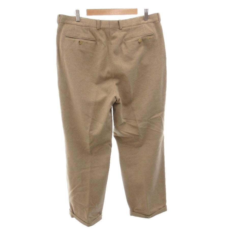 パパス Papas スラックス パンツ ロールアップ アンゴラ XL 大きい