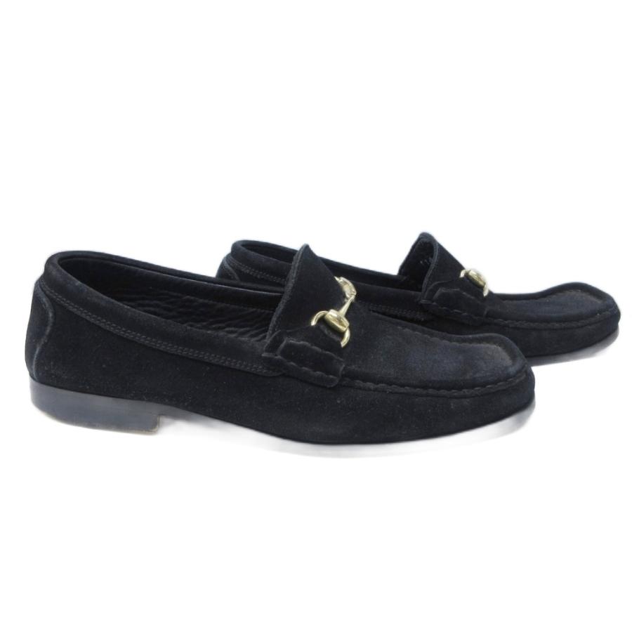 GUCCI　ホースビット　黒　42.5 GUCCI（グッチ） ホースビット ローファー スエード レザー 革靴 41 1