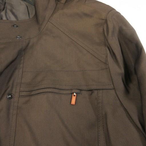 レリアン Leilian 大きいサイズ オーバーコート ジャケット シルク混 