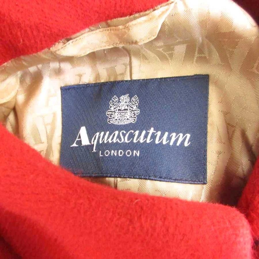 アクアスキュータム AQUASCUTUM アンゴラ ステンカラーコート