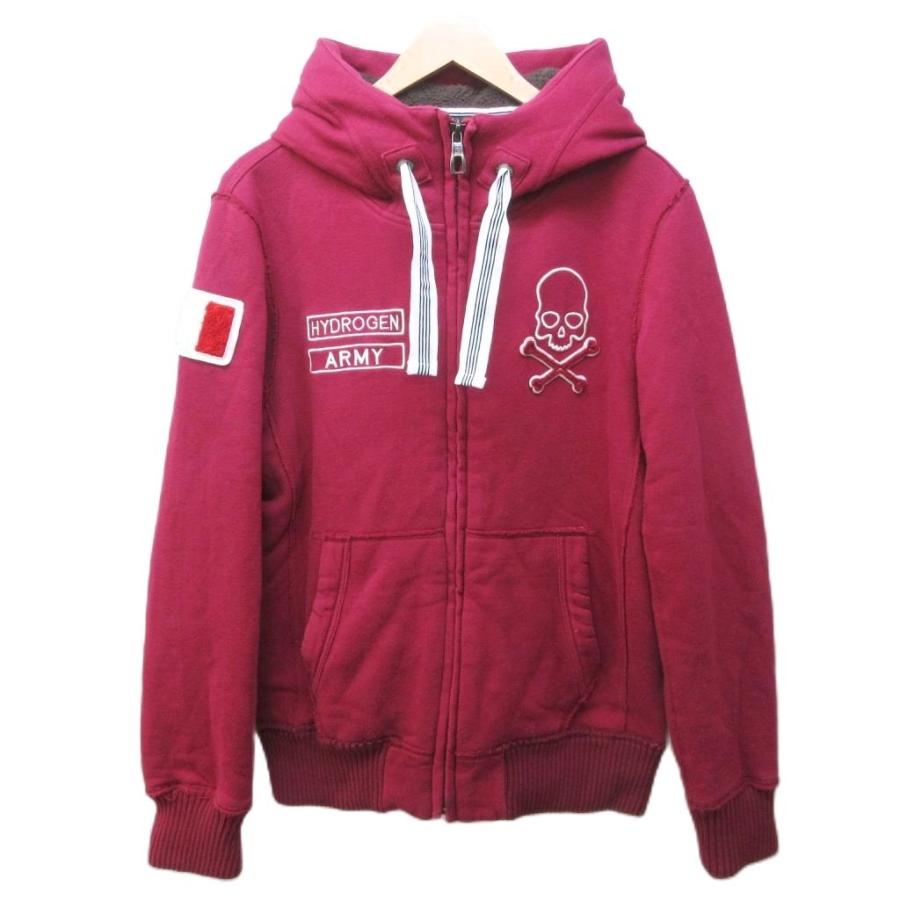 HYDROGENハイドロゲン羊毛100%ジャケット 新品未使用タグ付きトレーナー ハイドロゲン HYDROGEN パーカー フーディー ロゴ スカル 刺繍
